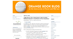 Desktop Screenshot of orangebookblog.com