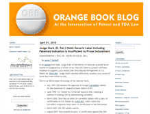 Tablet Screenshot of orangebookblog.com
